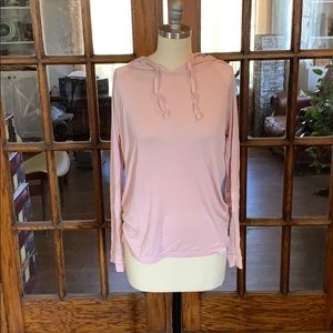 Thin light pink sweatshirt